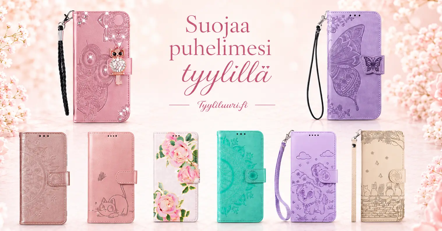 Suojaa puhelimesi tyylillä, tyyliluuri tarjoaa laajan malliston erilaisia puhelimen kuoria